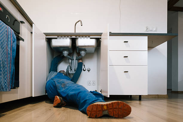 Professional Drain Cleaning technician working in Robert, LA